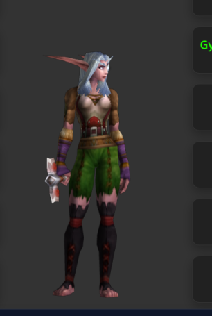 Skádí character render